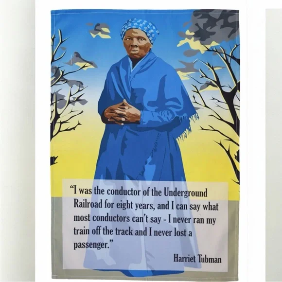 HARRIET TUBMAN TEA TOWEL, THE RADICAL TEA TOWEL COMPANY - Picture 2 of 3
